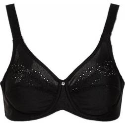 Lingadore Lisette Wire Bra with Cotton - Black