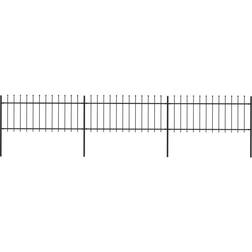 vidaXL Garden Fence with Spear Top 510x130cm