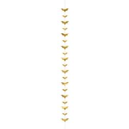 PartyDeco Garlands Bats Gold