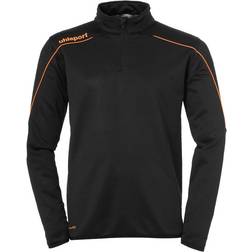 Uhlsport Stream 22 1/4 Zip Top Unisex - Black/Fluo Orange