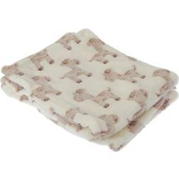 Universal Textiles Baby Giraffe Design Soft Pram Blanket