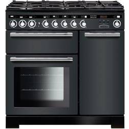 Rangemaster Encore Deluxe EDL90DFFSL/C 90cm Dual Fuel Grey