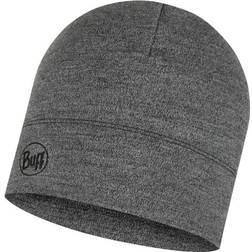 Buff Bonnet Midweight Melange Wool Hat Beanie - Gris