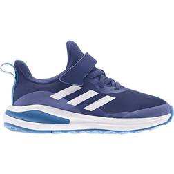 Adidas Kid's Fortarun Elastic Lace Top Strap - Victory Blue/Cloud White/Focus Blue