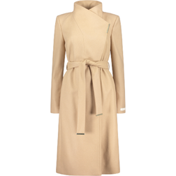 Ted Baker Rose Wool Wrap Coat - Camel
