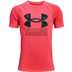 Under Armour Boy's Tech Hybrid Print Fill Shirt Sleeve - Red (1363281-628)