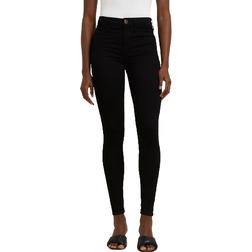 River Island Molly Mid Rise Skinny Jeans - Black