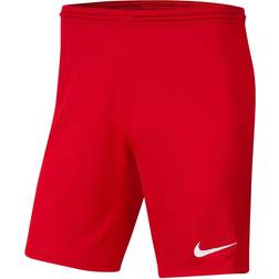 NIKE Park III Shorts Kids - University Red/White