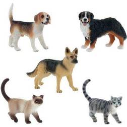 Bullyland Dog & Cat 5pcs
