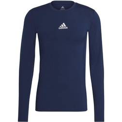 Adidas Techfit Compression Long Sleeve T-shirt Men - Blue