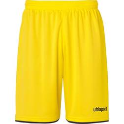 Uhlsport Club Shorts Unisex - Lime Yellow/Black