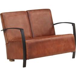 vidaXL 2-personers ægte skind Sofa 106cm 2 personers