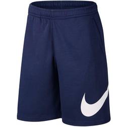 Nike Sportswear Club Men's Graphic Shorts - Midnight Navy/White