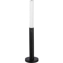 Ernst Lysestage Træ Sort, Lysestage 20cm