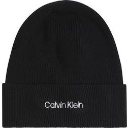 Calvin Klein Mössa Essential Knit Beanie Svart