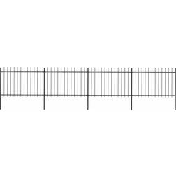 vidaXL Garden Fence with Spear Top 680x170cm