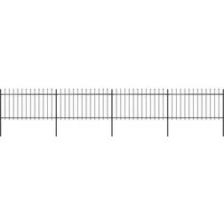 vidaXL Garden Fence with Spear Top 680x150cm