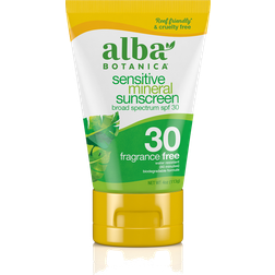 Alba Botanica Sensitive Mineral Sunscreen Fragrance Free SPF30 113g