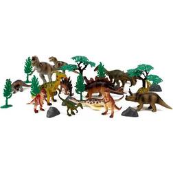 Toymax Animal Planet 30st dinosaurier i 3,2L behållare