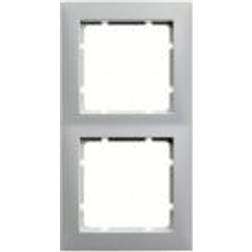 Berker Ramme 2 modul S.1 polar hvid blank