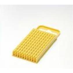 HellermannTyton WIC2-0-9-PA-YE-T1 Pre-printed cable marker Imprint 0 9 Outside diameter range 2.80 up to 3.80 mm 561-02101