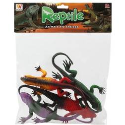 BigBuy Animal figures Reptile (4 uds)