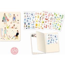 Djeco Lovely paper Tinou notesbog med stickers 120 stk