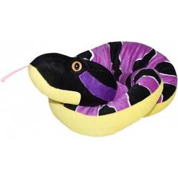 Wild Republic 89098 Snakesss, Serpiente de Timber Rattlesnake Peluches Rattle Snake Plush, 137 cm