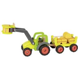 Goki Traktor med hø vogn