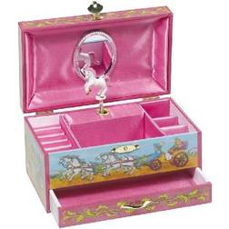 Goki 60064 Music Box Horse with Drawer, Mixed