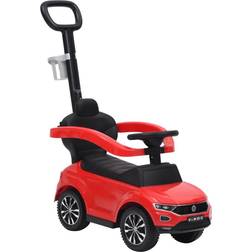 vidaXL Voiture à Pédales Véhicule d'Apprentissage pour Enfants Voiture à Pied Jouet pour Tout-petits Filles Garçons Extérieur Rouge