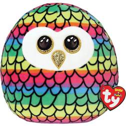 TY Squishy Beanies Owen cojín de felpa Multicolor Owl 3y 22 cm