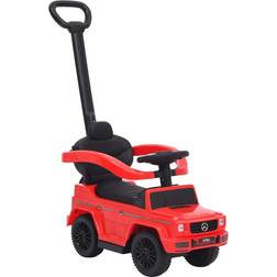 vidaXL Push Walk Car Mercedes-Benz G63 Red