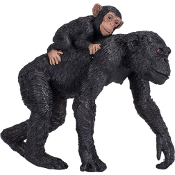 Mojo Chimpanzee and Baby Wildlife Animal Monkey Toy Figure