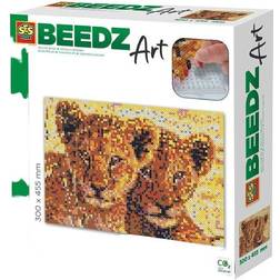 SES Creative Lions Cubs Beedz Art Mosaic Kit