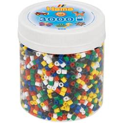 Hama Beads Burk 3000 st blandade basic pärlor