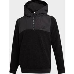 HUGO BOSS Half Zip Hoodie - Black