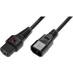 MicroConnect IEC LOCK C13 to C14