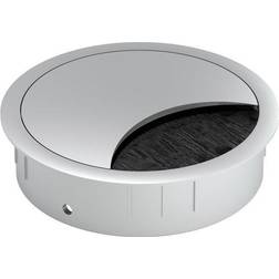 Bachmann 930.300 Kabelgenomföring rund Pressgjuten zink Silver 1 st