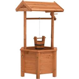 vidaXL Garden Wishing Well Planter Plantekasse