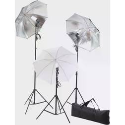 vidaXL Kit de Studio Photo avec Lampes Toile de Fond et Réflecteur Lumière de Studio Kit d'Eclairage Système de Toile de Fond Photographie Intérieur