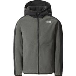 The North Face Youth Glacier Full-zip Fleece Hoodie - TNF Medium Grey Heather