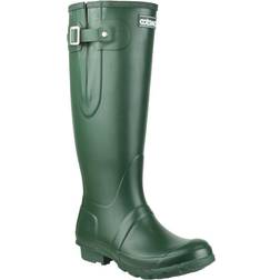 Cotswold Verde Caucho Windsor Wellingtons - Negro/Verde