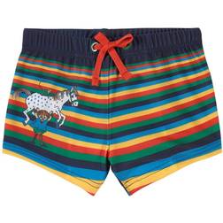 Pippi Longstocking Striped Swim Shorts - Navy