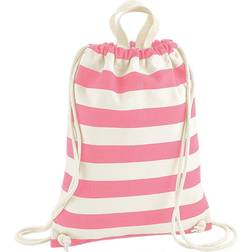 Westford Mill Nautical Gymsac - Natural/Pink