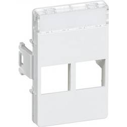 Schneider Electric Clic Dataudtag 2xrj45 Hvid