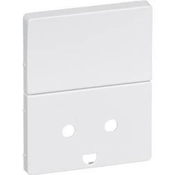 Schneider Electric Opus 66 Tangent/afdækning For Stikkontakt Med Afbryder 2-pol Med Jord, Hvid