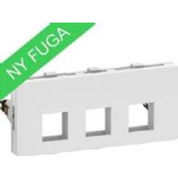 Schneider Electric Fuga dataudtag til 3xKeystone (L) 2M hvid