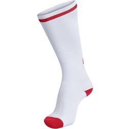 Hummel Elite Indoor Sock High - White/Red