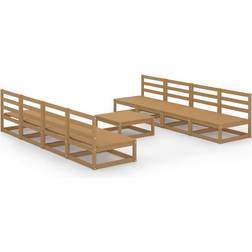 vidaXL 3075357 Loungeset, 1 Bord inkl. 8 Soffor